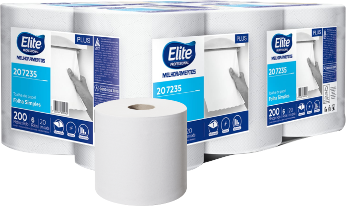 PAPEL TOALHA BOBINA - PLUS