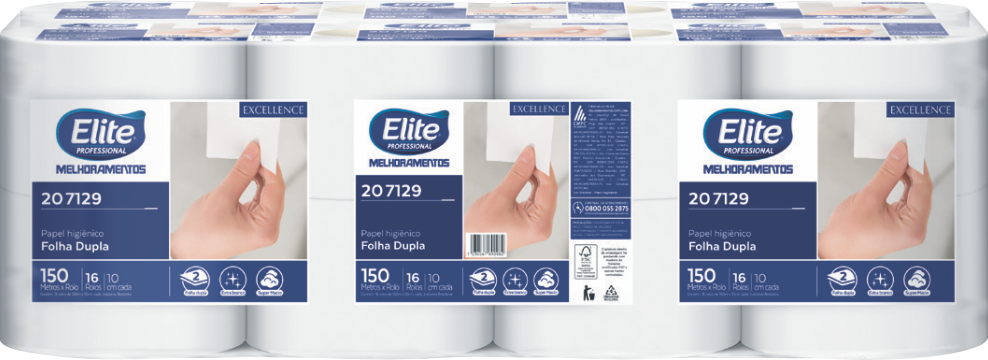 PAPEL TOALHA BOBINA FOLHA DUPLA - EXCELLENCE