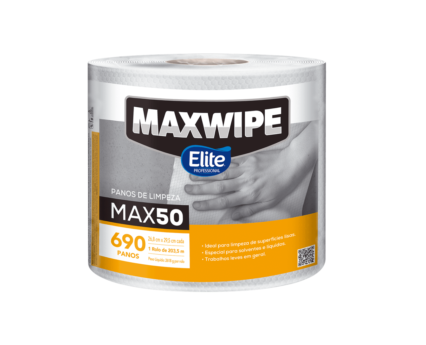 MAXWIPE MAX50 BOBINA -  690 panos de 26,8cm x 29,5cm